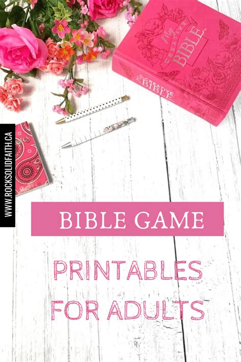 Bible games for adults - Here you will find free games you can print and play that are not only fun, but also help children to grow spiritually. Be sure to check out Bible Trivia Bowl.